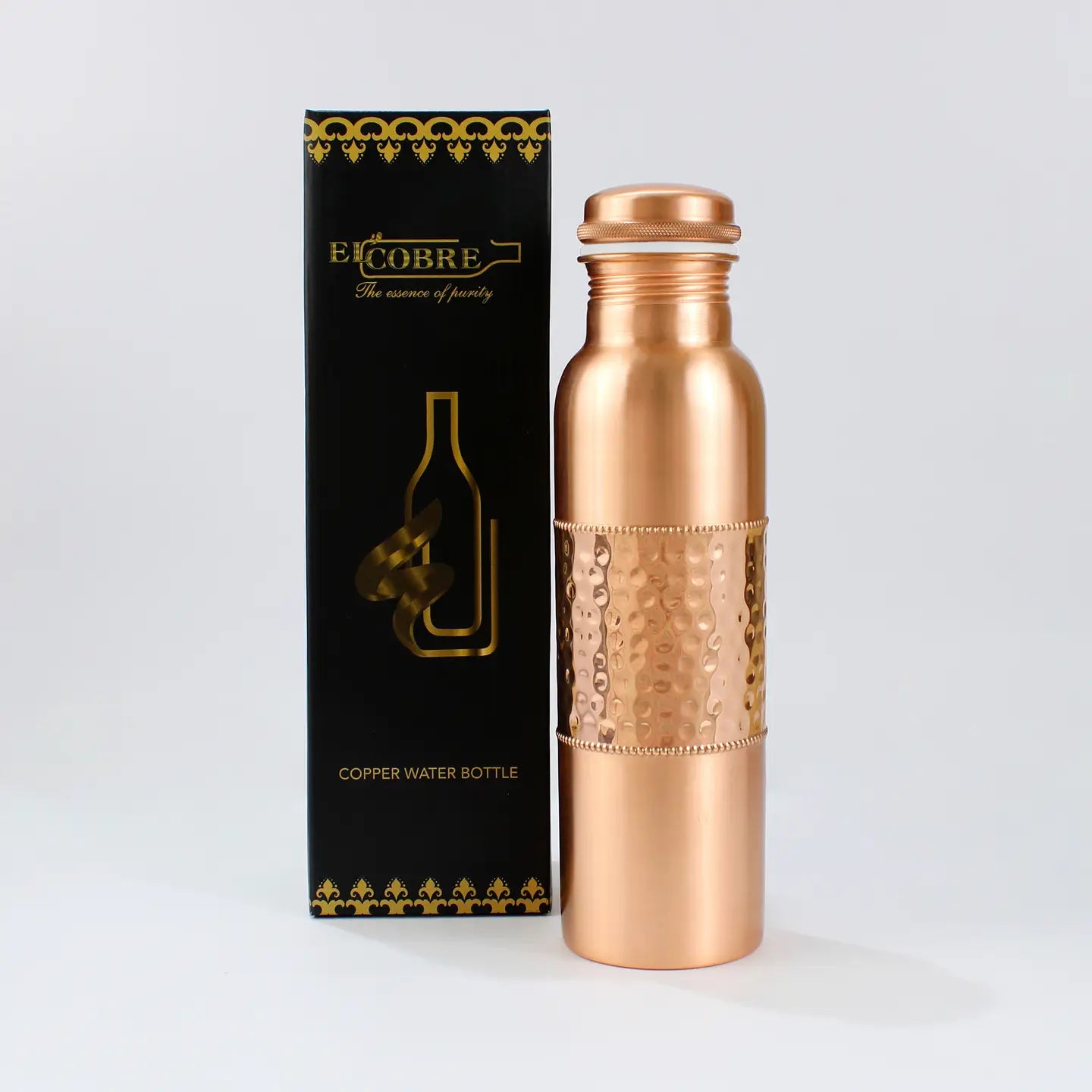 Professional Copper Bottle 1L – 99.9% Purity (Oligodynamic Properties)