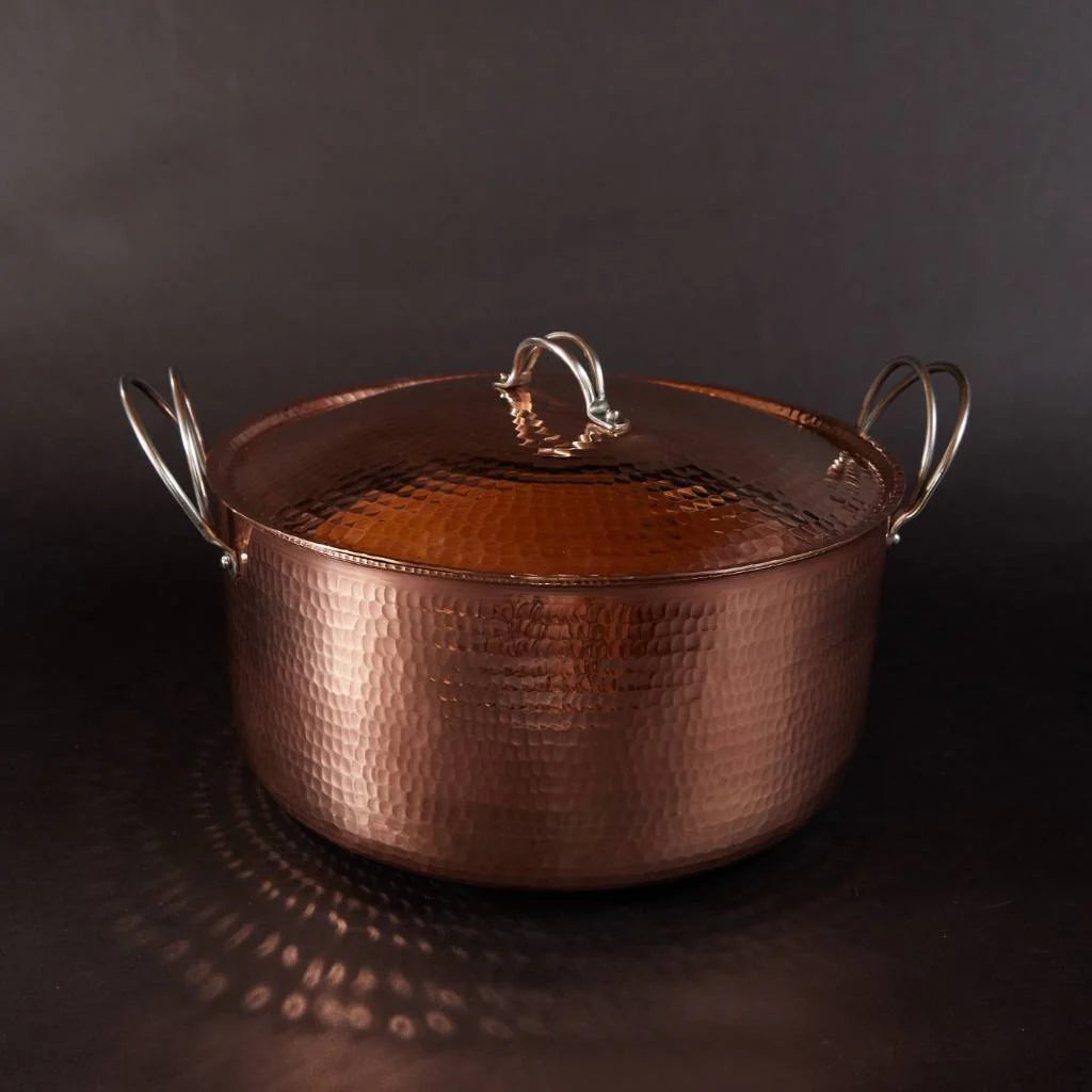 The Sovereign Cocotte: High-Vibration Copper Dutch Oven