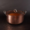 The Sovereign Cocotte: High-Vibration Copper Dutch Oven