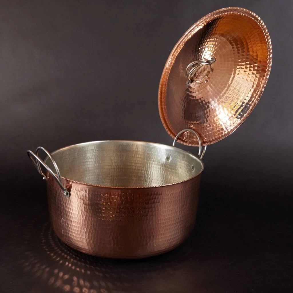 The Sovereign Cocotte: High-Vibration Copper Dutch Oven