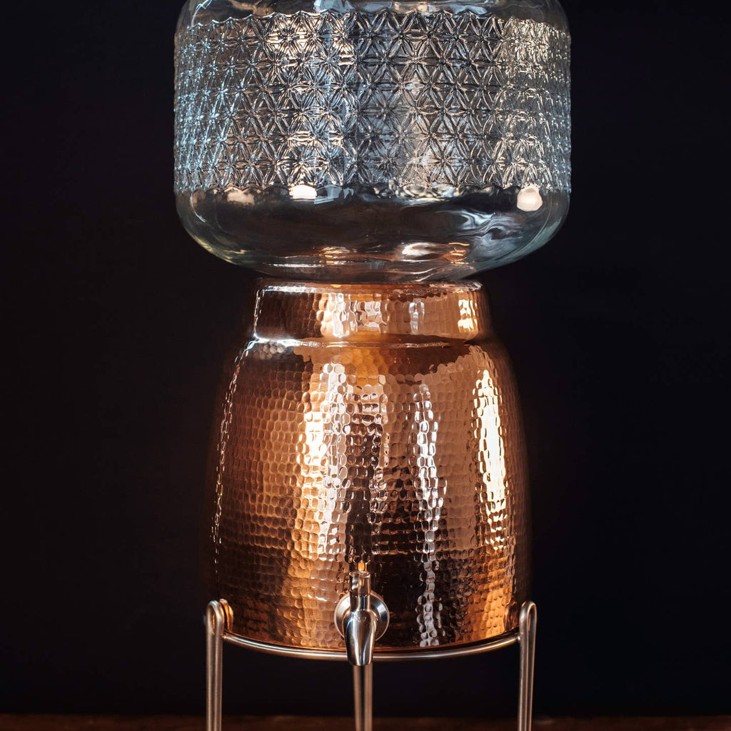 Niagara Pure Copper Water Dispenser – 2 Gallon / Hand-Hammered Luxury for Pure Space