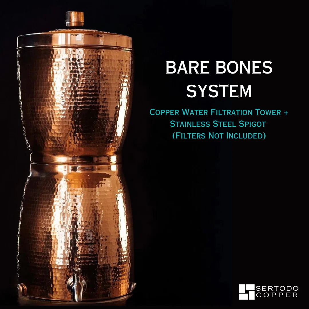 Artisan Copper Water Filtration System | Hand-Hammered Purification | Pure Space 37