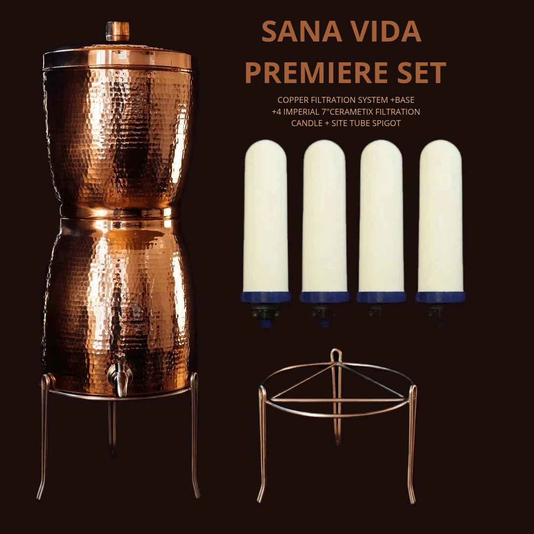 Artisan Copper Water Filtration System | Hand-Hammered Purification | Pure Space 37
