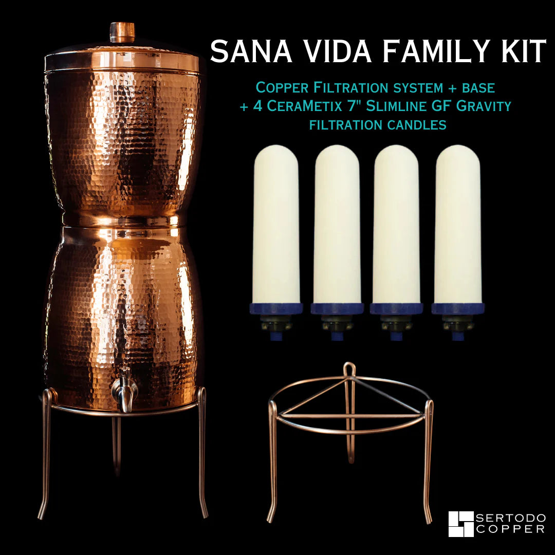 Artisan Copper Water Filtration System | Hand-Hammered Purification | Pure Space 37